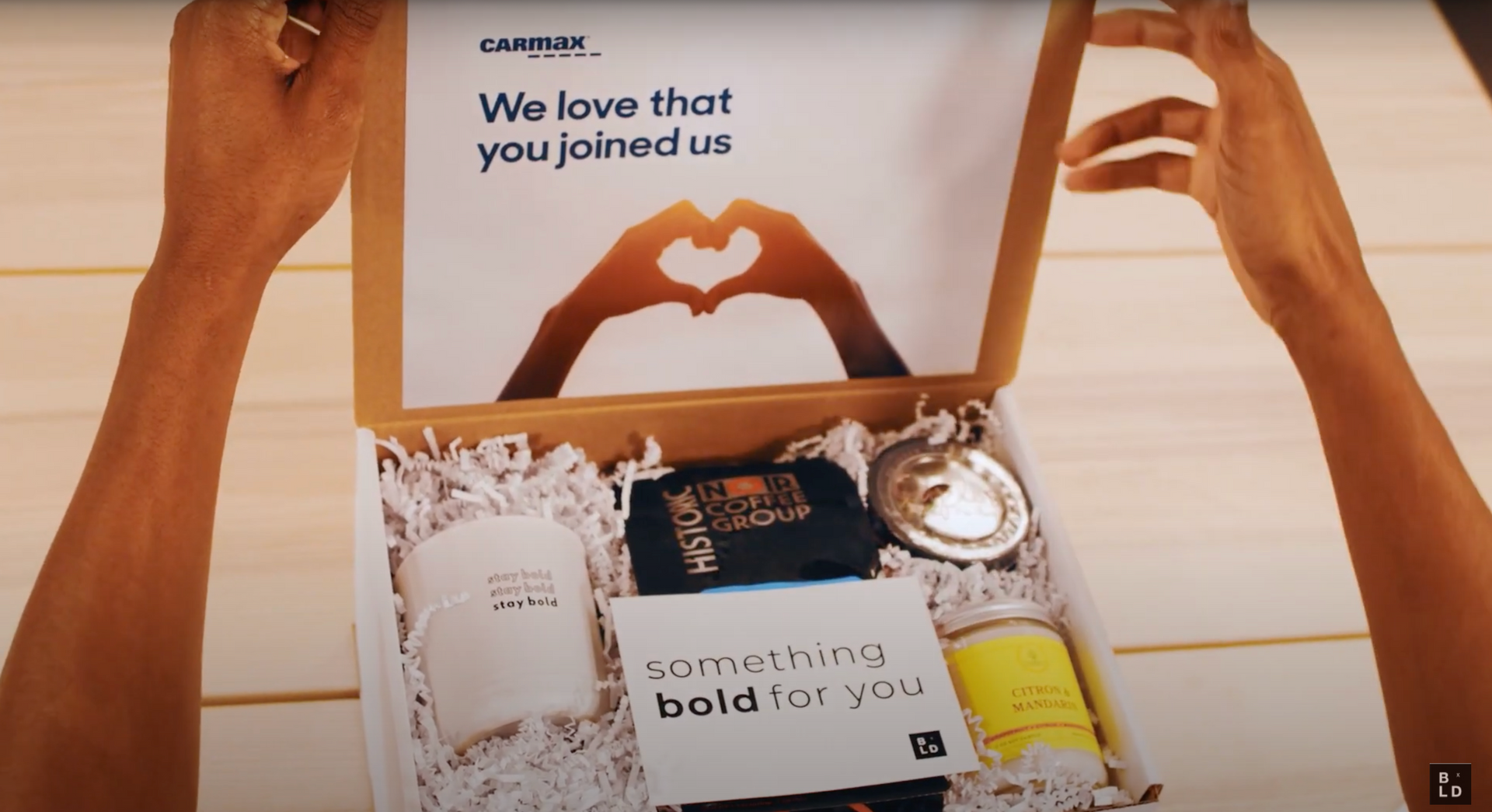 Load video: This Is Bold Xchange introductory video describing the corporate gifting work Bold Xchange has done for CarMax, Hashicorp, and other organizations, as told by HR and DEI leaders there.