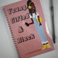 Young, Gifted, and Black Notebook - Bold Xchange black owned brand black owned gifts